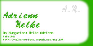 adrienn melke business card